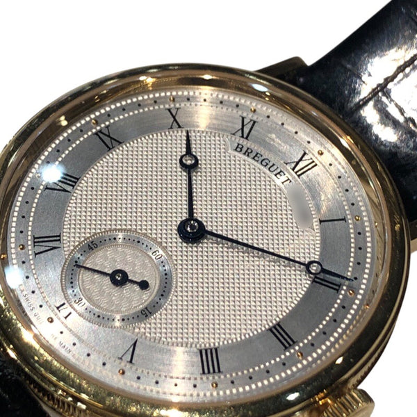 ブレゲ Breguet クラシック ツインバレル  5907BA 手巻き  シルバー  K18イエローゴールド 手巻き メンズ 腕時計