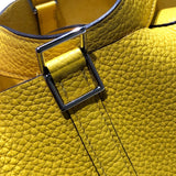 エルメス HERMES ピコタンロックPM D刻印 ジョーヌナプル トリヨン レディース ハンドバッグ
