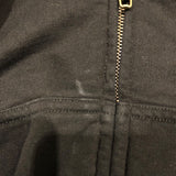 バレンシアガ BALENCIAGA バックロゴ クロップドパーカー 697949 ブラック コットン レディース パーカー