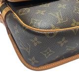 ルイ・ヴィトン LOUIS VUITTON ソローニュ M42250 ブラウン モノグラムキャンバス レディース ショルダーバッグ