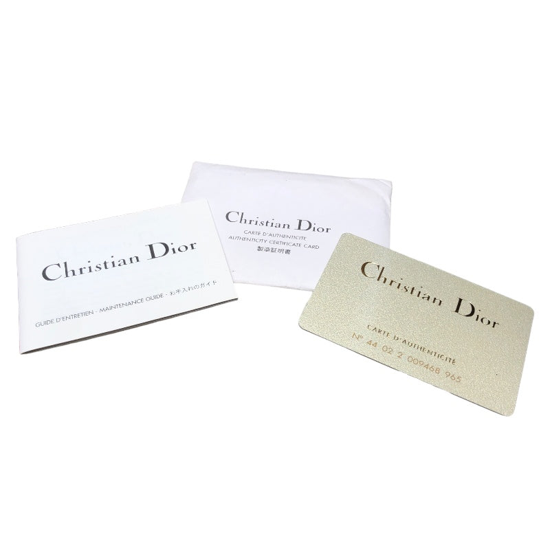 クリスチャン・ディオール Christian Dior オブリーミニサドルバッグ MU0060 ネイビー/GD金具 キャンバス レディース クラッチバッグ