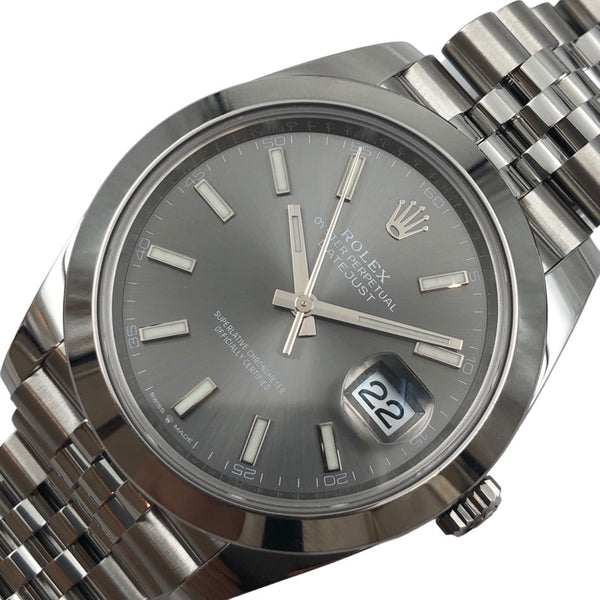 ロレックス ROLEX デイトジャスト41 スレート 1226300 グレー SS メンズ 腕時計