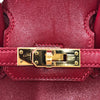 エルメス HERMES バーキン25 □R刻印 ルージュヴィフ ゴールド金具 タデラクト レディース ハンドバッグ