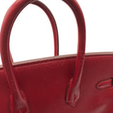 エルメス HERMES バーキン25 □R刻印 ルージュヴィフ ゴールド金具 タデラクト レディース ハンドバッグ