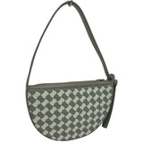 ボッテガ・ヴェネタ BOTTEGA VENETA ミニサンライズ A00603256L グレー レザー レディース ショルダーバッグ