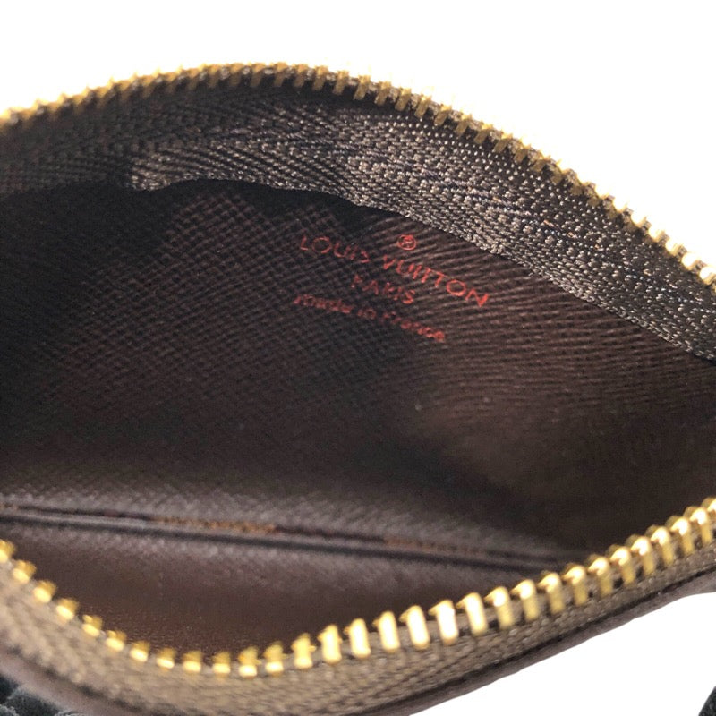 ルイ・ヴィトン LOUIS VUITTON ポシェット・クレ N62658 エベヌ ダミエキャンバス メンズ キーケース