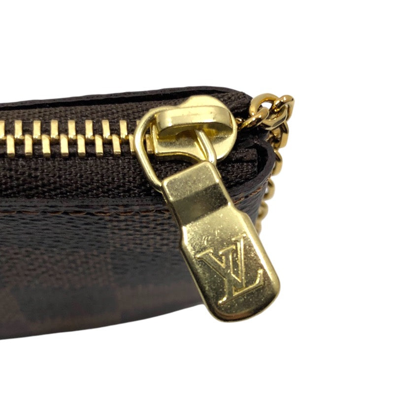 ルイ・ヴィトン LOUIS VUITTON ポシェット・クレ N62658 エベヌ ダミエキャンバス メンズ キーケース