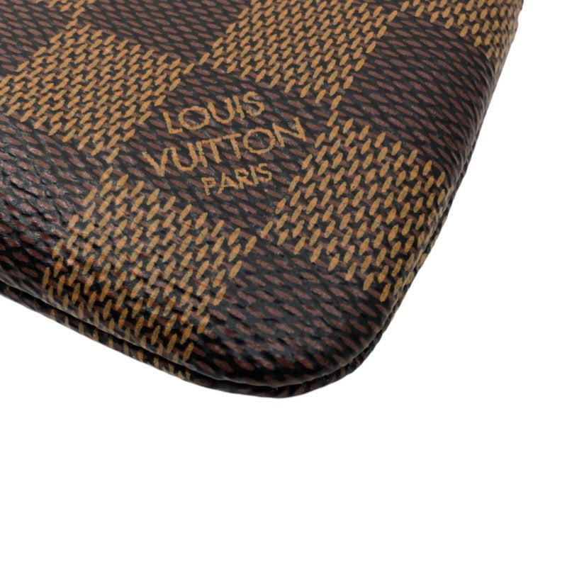 ルイ・ヴィトン LOUIS VUITTON ポシェット・クレ N62658 エベヌ ダミエキャンバス メンズ キーケース
