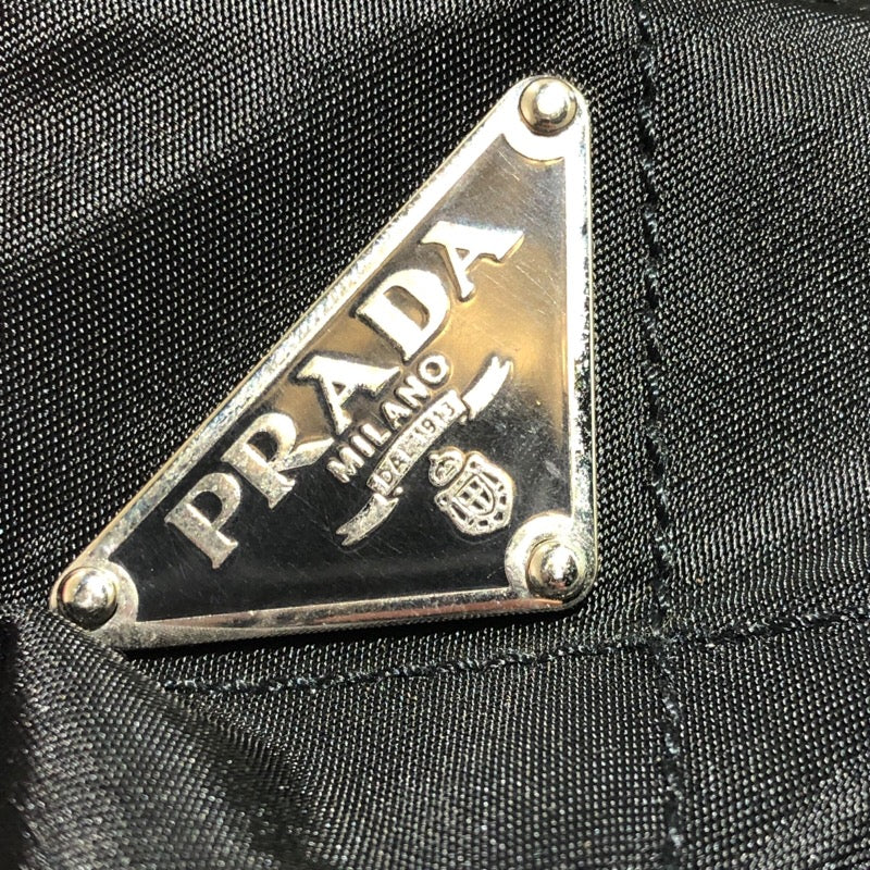 プラダ PRADA キルティング トートバッグ BR2218 ブラック ナイロン/レザー レディース トートバッグ