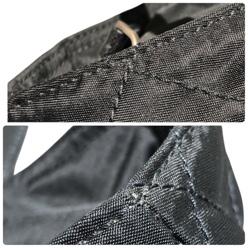 プラダ PRADA キルティング トートバッグ BR2218 ブラック ナイロン/レザー レディース トートバッグ