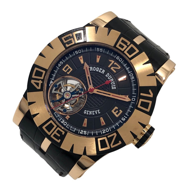 ロジェ・デュブイ ROGER DUBUIS ニューイージーダイバー フライングトゥールビヨン DBSE0226 K18PG 手巻き メンズ 腕時計