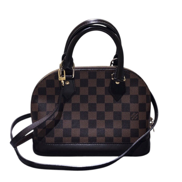 ルイ・ヴィトン LOUIS VUITTON アルマBB N41221 エベヌ ダミエキャンバス レディース ハンドバッグ