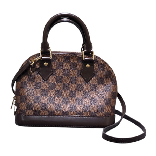 ルイ・ヴィトン LOUIS VUITTON アルマBB N41221 エベヌ ダミエキャンバス レディース ハンドバッグ