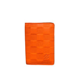 ルイ・ヴィトン LOUIS VUITTON オーガナイザー・ドゥポッシュ N63196 オレンジ ダミエアンフィニ メンズ 名刺入れ