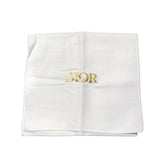 クリスチャン・ディオール Christian Dior サドルコンパクトウォレット グリーン レザー レディース 二つ折り財布