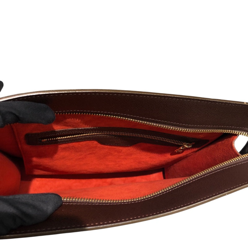 ルイ・ヴィトン LOUIS VUITTON ヴェニスPM N51145 ブラウン PVC ユニセックス ハンドバッグ