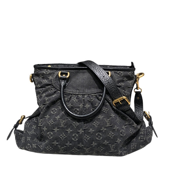 ルイ・ヴィトン LOUIS VUITTON ネオカヴィMM M95351 デニム　ゴールド金具 モノグラム・デニム レディース ショルダーバッグ