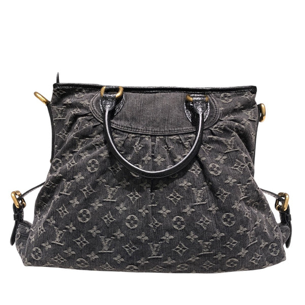 ルイ・ヴィトン LOUIS VUITTON ネオカヴィMM M95351 デニム　ゴールド金具 モノグラム・デニム レディース ショルダーバッグ