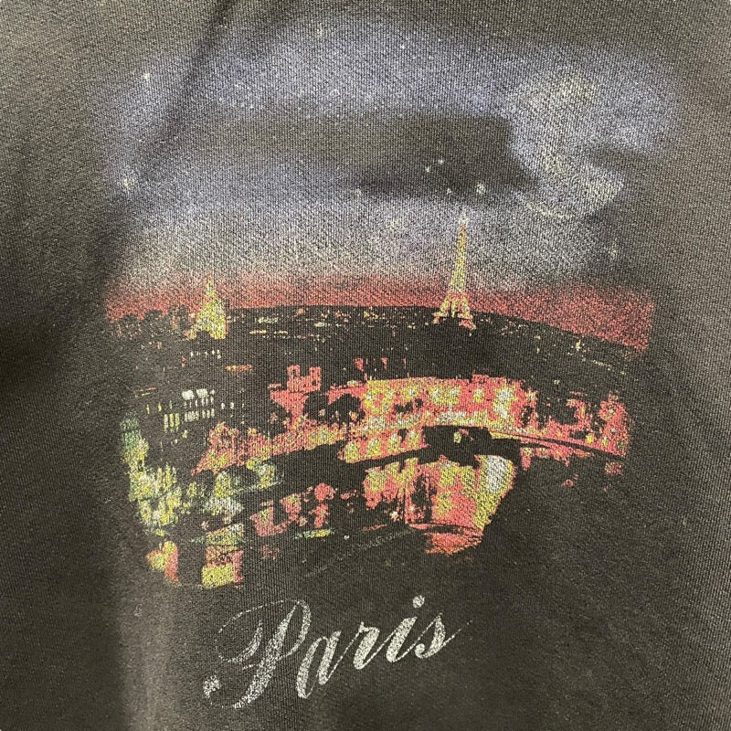 バレンシアガ BALENCIAGA Paris スウェットパーカー 460610 ブラック コットン メンズ パーカー