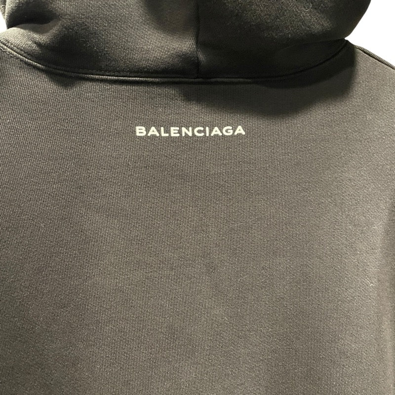 バレンシアガ BALENCIAGA Paris スウェットパーカー 460610 ブラック