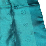 ルイ・ヴィトン LOUIS VUITTON エシャルプカプリスカーフ グリーン シルク スカーフ