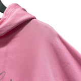 バレンシアガ BALENCIAGA ラインストーン装飾スウェットパーカー 578135 ピンク コットン メンズ パーカー