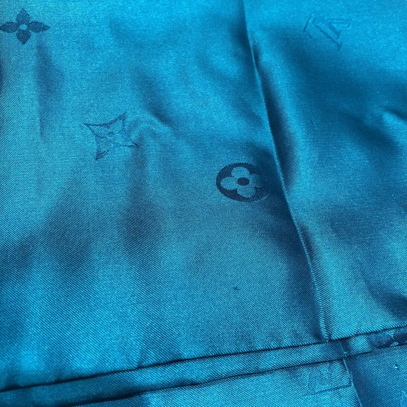 ルイ・ヴィトン LOUIS VUITTON エシャルプカプリスカーフ グリーン シルク スカーフ