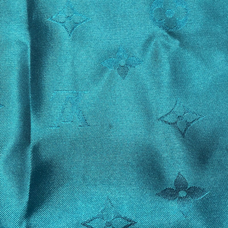 ルイ・ヴィトン LOUIS VUITTON エシャルプカプリスカーフ グリーン シルク スカーフ