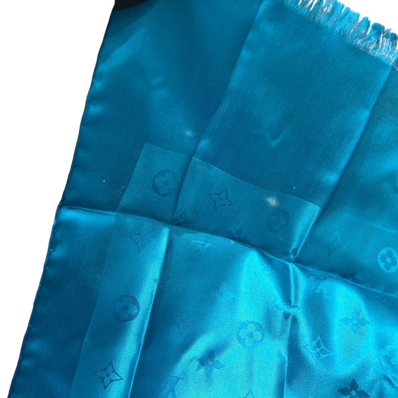 ルイ・ヴィトン LOUIS VUITTON エシャルプカプリスカーフ グリーン シルク スカーフ