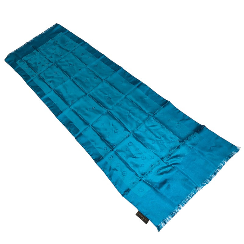 ルイ・ヴィトン LOUIS VUITTON エシャルプカプリスカーフ グリーン シルク スカーフ