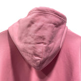 バレンシアガ BALENCIAGA ラインストーン装飾スウェットパーカー 578135 ピンク コットン メンズ パーカー