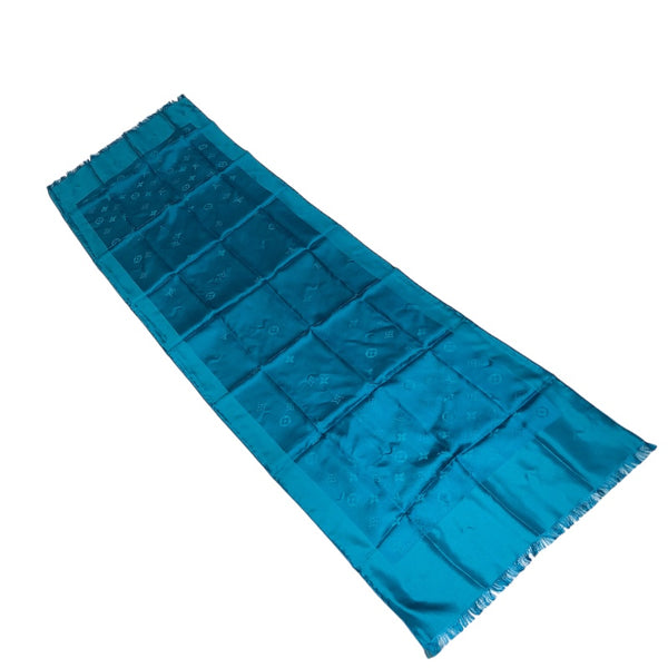 ルイ・ヴィトン LOUIS VUITTON エシャルプカプリスカーフ グリーン シルク スカーフ