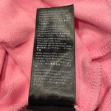 バレンシアガ BALENCIAGA ラインストーン装飾スウェットパーカー 578135 ピンク コットン メンズ パーカー