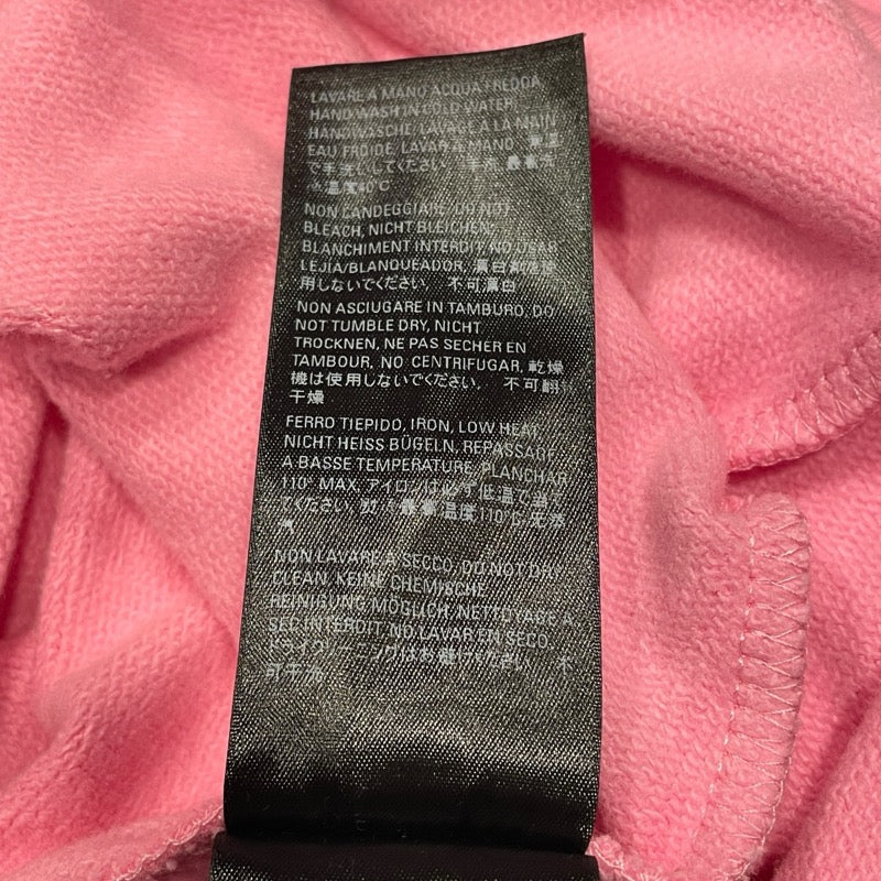 バレンシアガ BALENCIAGA ラインストーン装飾スウェットパーカー 578135 ピンク コットン メンズ パーカー