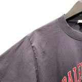 バレンシアガ BALENCIAGA カレッジロゴ半袖Tシャツ ネイビー コットン レディース 半袖Ｔシャツ