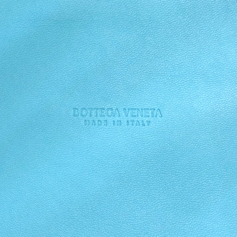 ボッテガ・ヴェネタ BOTTEGA VENETA スモールカバ ライトブルー ラムスキン レディース ハンドバッグ