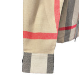 バーバリー BURBERRY チェック柄ジップシャツジャケット ベージュ ウール メンズ その他アウター