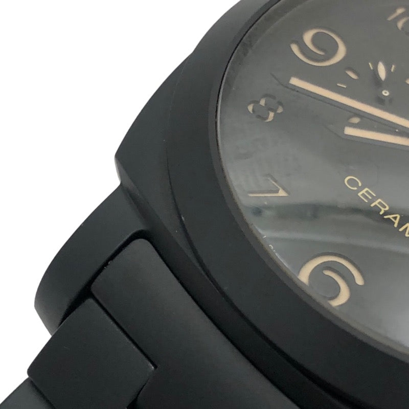 パネライ PANERAI ルミノール 1950 3デイズ GMTトゥットネロ PAM00438 セラミック メンズ 腕時計