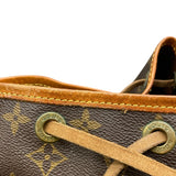 ルイ・ヴィトン LOUIS VUITTON プチノエ M42226 ブラウン モノグラムキャンバス レディース ショルダーバッグ