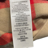 バーバリー BURBERRY チェック柄ジップシャツジャケット ベージュ ウール メンズ その他アウター