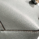 ヴァレクストラ VALEXTRA バケットバッグスモール ブルー　ゴールド金具 レザー レディース ハンドバッグ