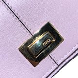 フェンディ FENDI マイクロトリフォールドウォレット 8M0415 ピンク レザー レディース 二つ折り財布