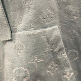 ルイ・ヴィトン LOUIS VUITTON モノグラムグラディエントニットパーカー HNN45W ブルー コットン メンズ パーカー