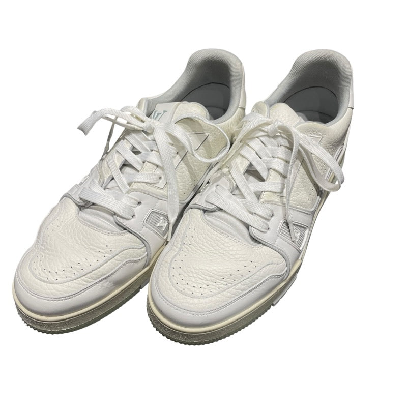 ルイ・ヴィトン LOUIS VUITTON トレイナーローカット 1A8WAU ホワイト レザー メンズ スニーカー