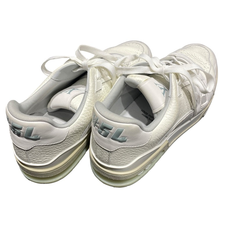 ルイ・ヴィトン LOUIS VUITTON トレイナーローカット 1A8WAU ホワイト レザー メンズ スニーカー