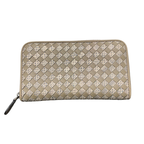 ⭐️新品未使用⭐️ ボッテガヴェネタ　イントレチャート　ロングウォレット　レザー ボッテガ・ヴェネタ BOTTEGA VENETA イントレチャート ロング