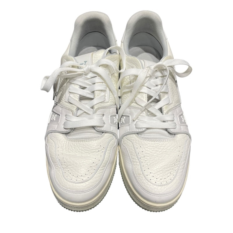 ルイ・ヴィトン LOUIS VUITTON トレイナーローカット 1A8WAU ホワイト レザー メンズ スニーカー