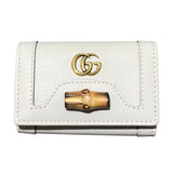 グッチ GUCCI バンブー6連キーケース 658636 アイボリー レザー レディース キーケース