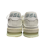 ルイ・ヴィトン LOUIS VUITTON トレイナーローカット 1A8WAU ホワイト レザー メンズ スニーカー