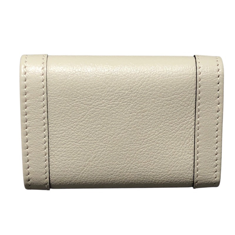 グッチ GUCCI バンブー6連キーケース 658636 アイボリー レザー レディース キーケース